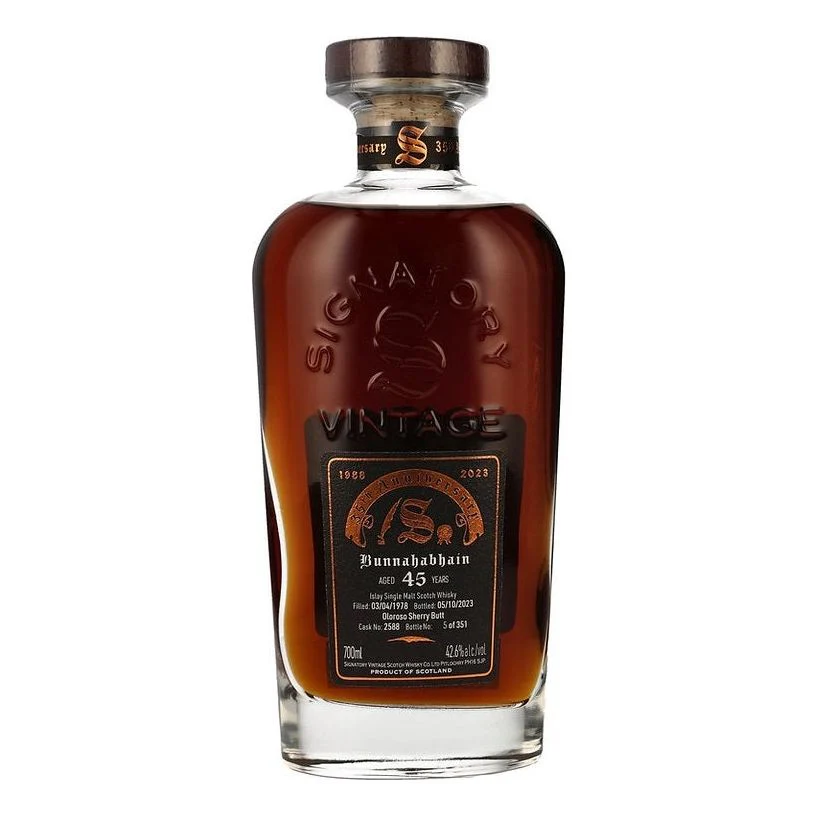 Signatory Bunnahabhain 45 Year Old 1978 - 2023 42.6% - Image 2