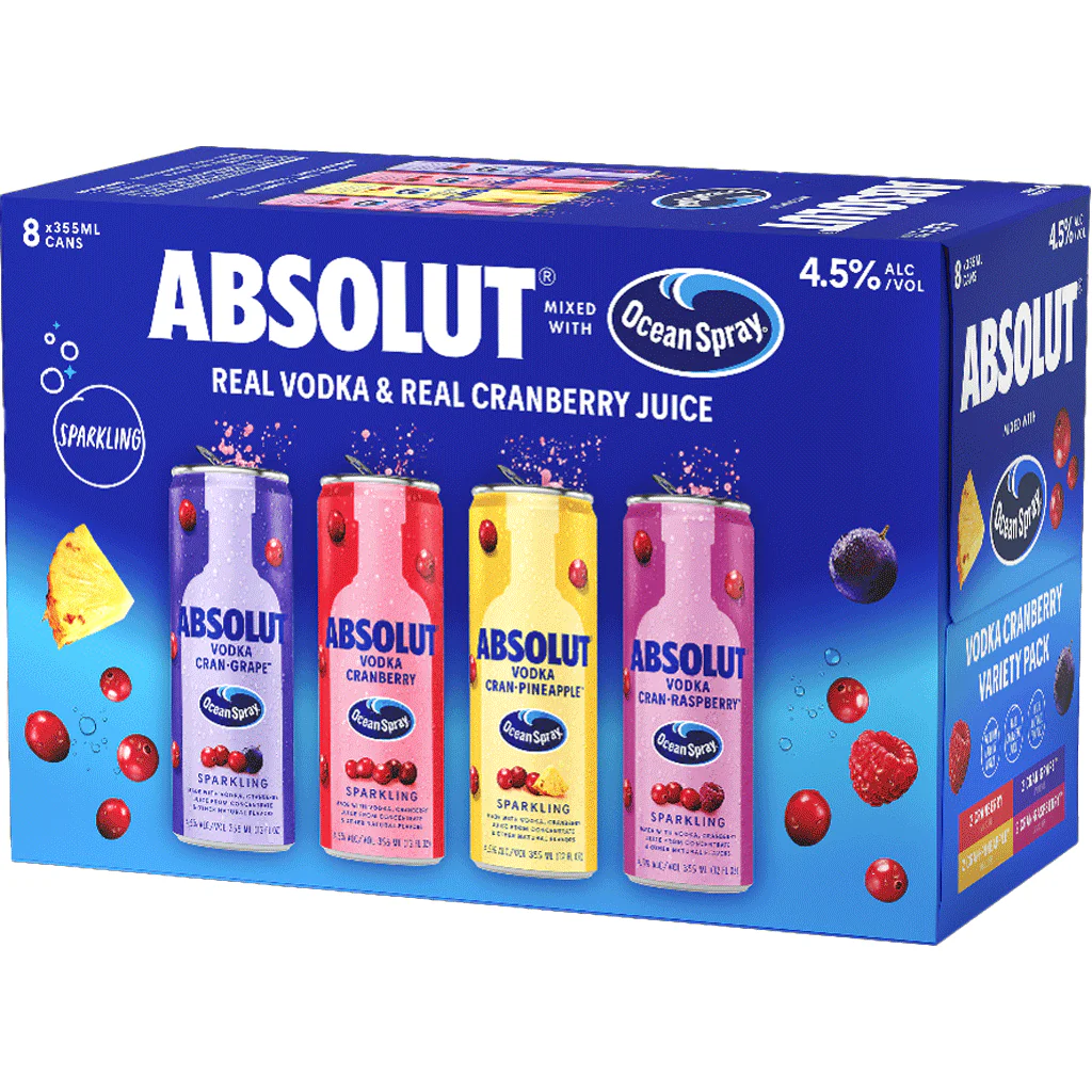 Absolut X Ocean Spray Variety Pack - Image 2