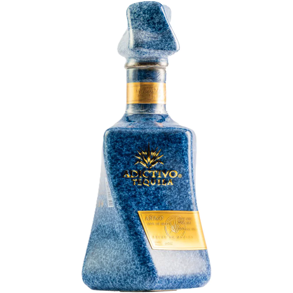 Adictivo Anejo Ceramica Blue Label Tequila - Image 2