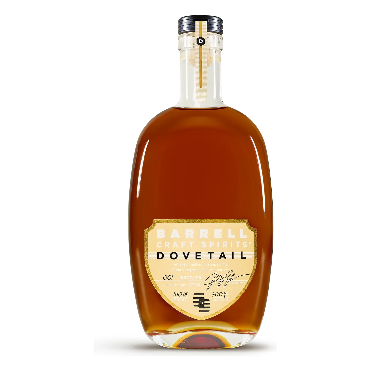 Barrell Craft Bourbon Dovetail Gold Label 70.09% ABV - Image 2