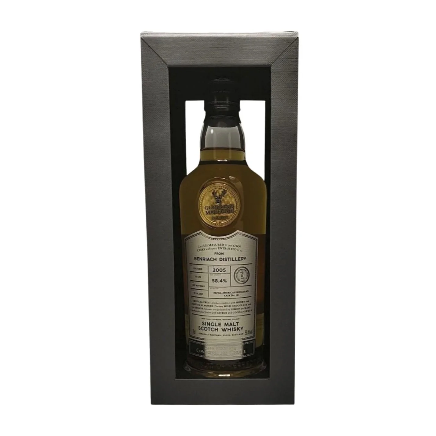 Gordon & MacPhail Connoisseur's Choice BenRiach 2005 17 Year Old 58.4% ABV - Image 2