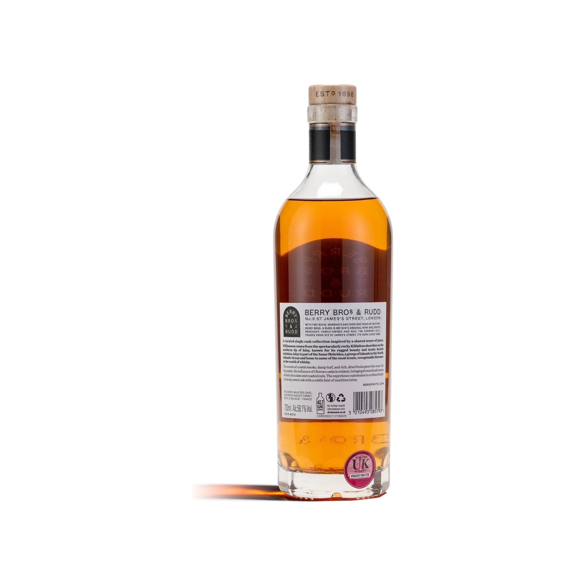 Berry Bros & Rudd Williamson (Laphroaig) 2013 11 Year Old 58.1% ABV - Image 2