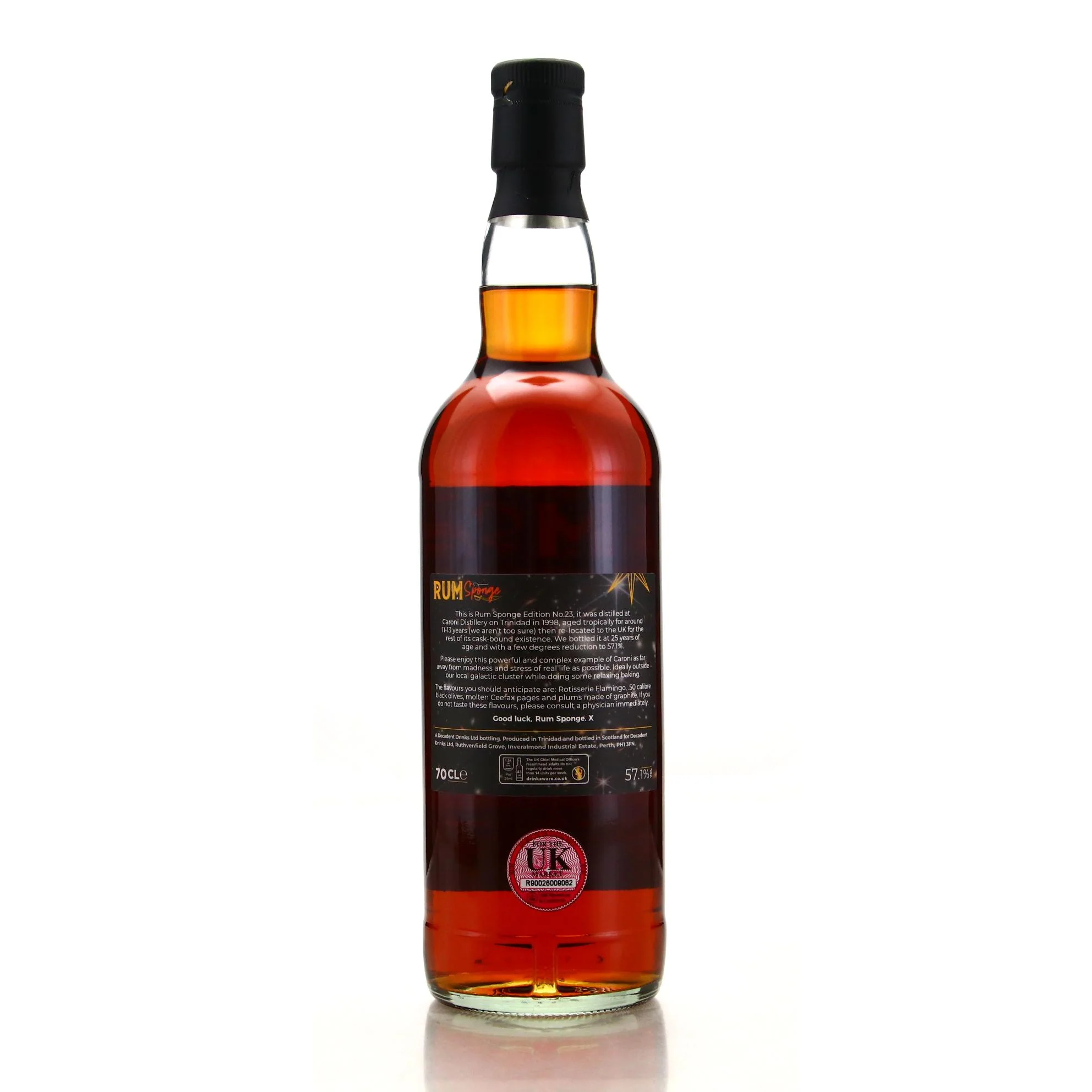 Rum Sponge Edition No.23 Caroni 1998 25 Year Old - Image 3