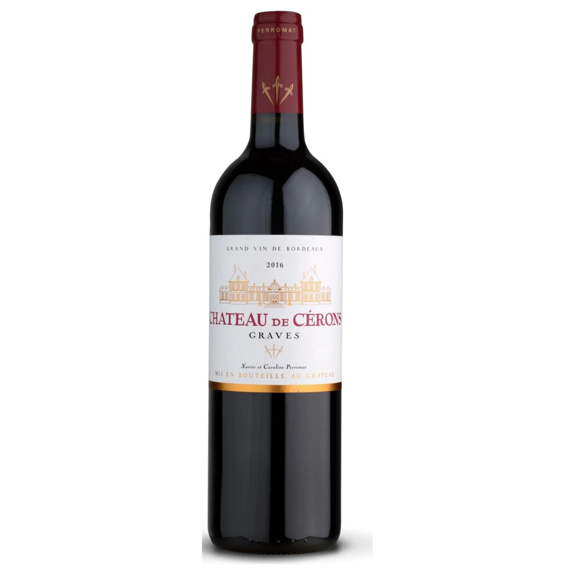 Xavier Et Caroline Perromat Chateau De Cerons Graves Rouge 2019 750ml - Image 2