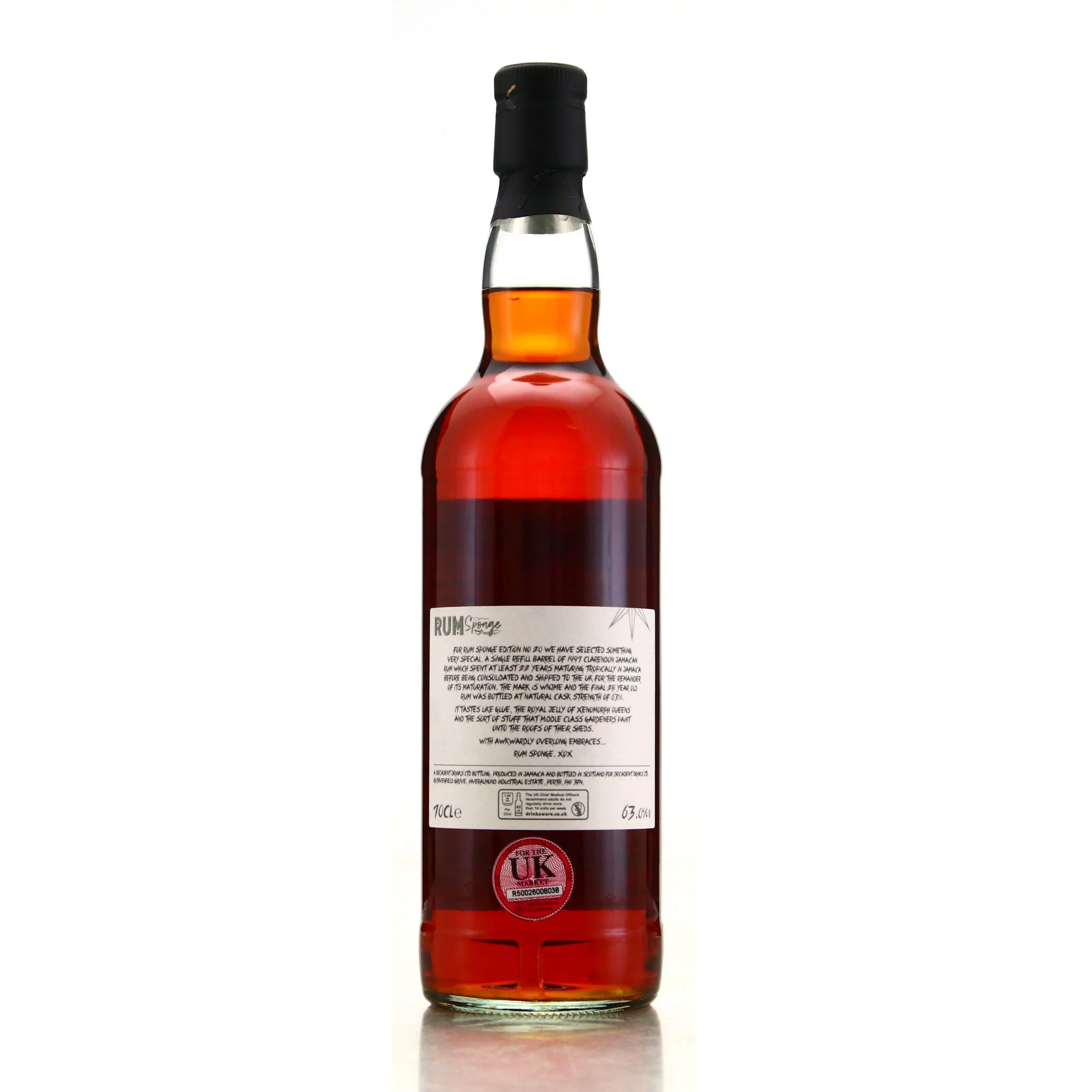 Rum Sponge Edition No.20 Clarendon 1997 25 Year Old - Image 3