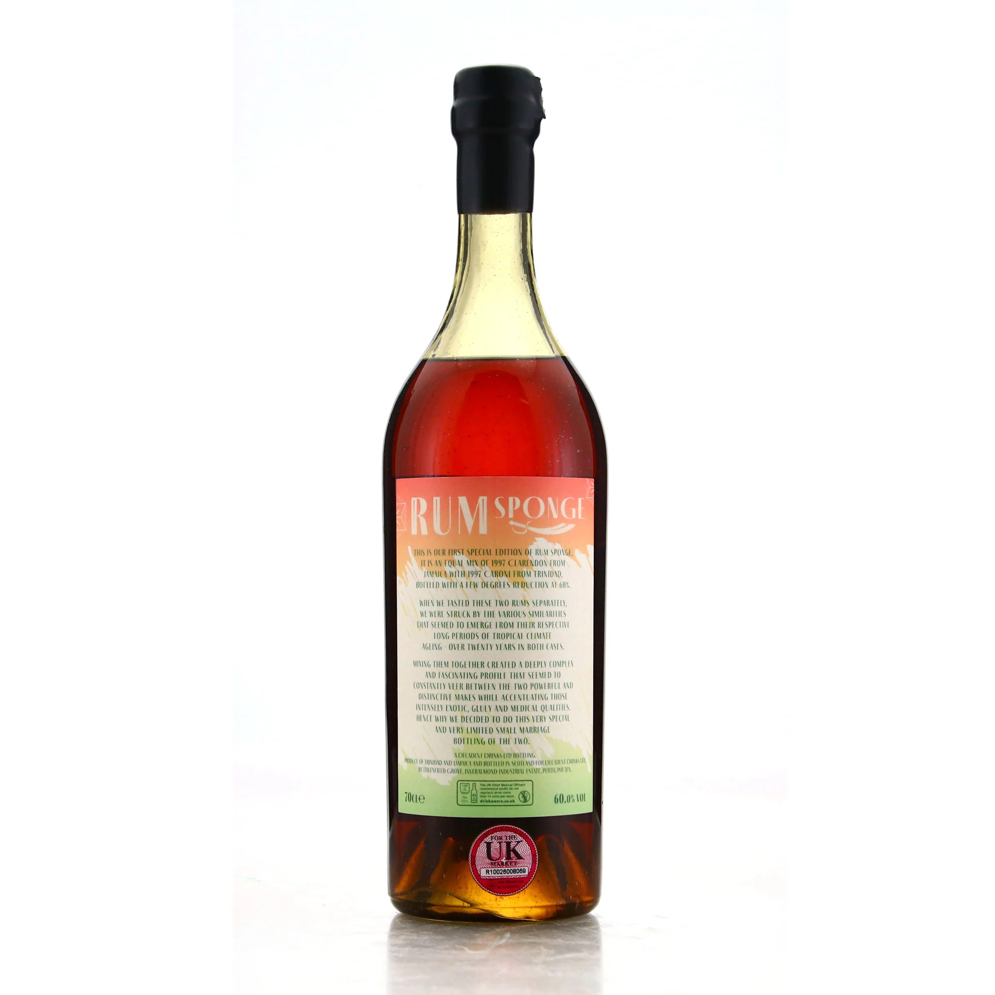 Rum Sponge Special Edition 'Clarendoni' 1997 25 Year Old - Image 3
