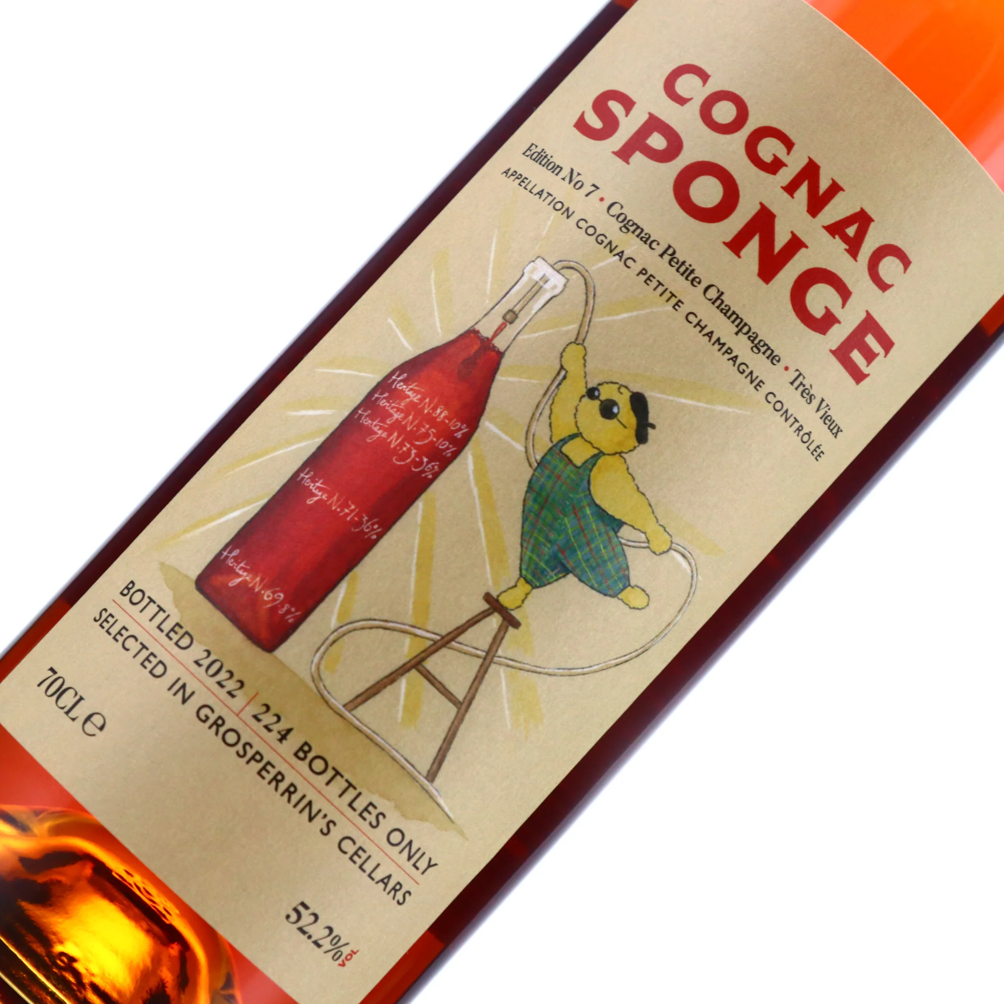 Cognac Sponge Edition No.07 Grosperrin Petite Champagne Tres Vieux Cognac - Image 2