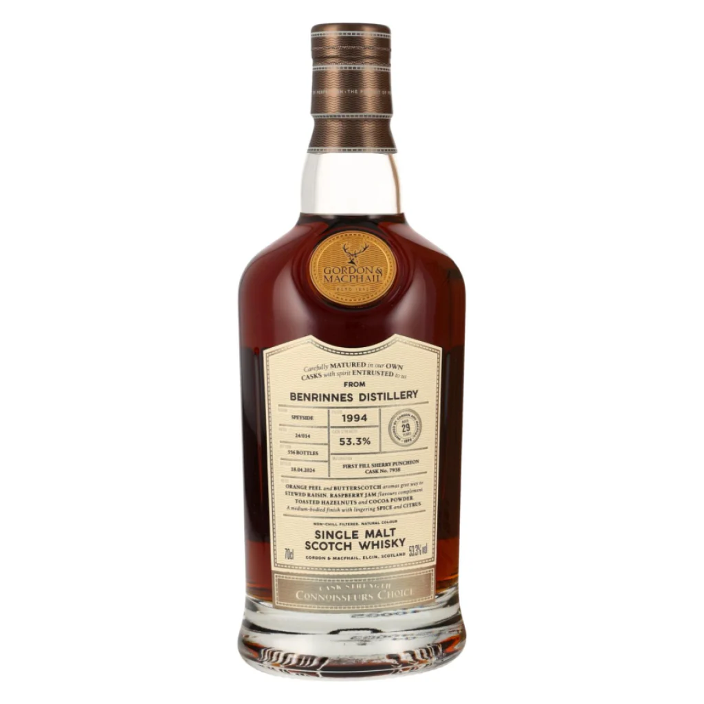 Gordon & MacPhail Connoisseur's Choice Benrinnes 1994 29 Year Old 53.3% ABV - Image 2