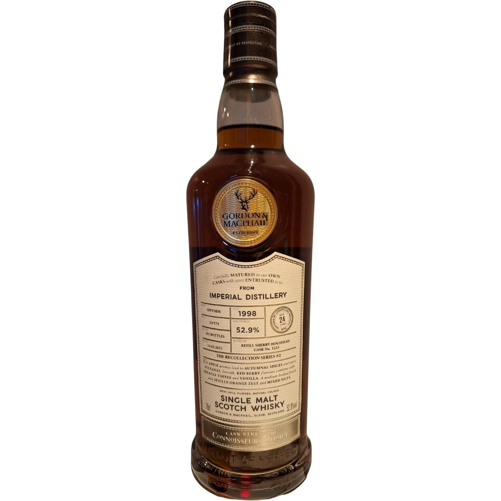 Gordon & MacPhail Connoisseur's Choice Imperial 1998 24 Year Old 52.9% ABV - Image 2