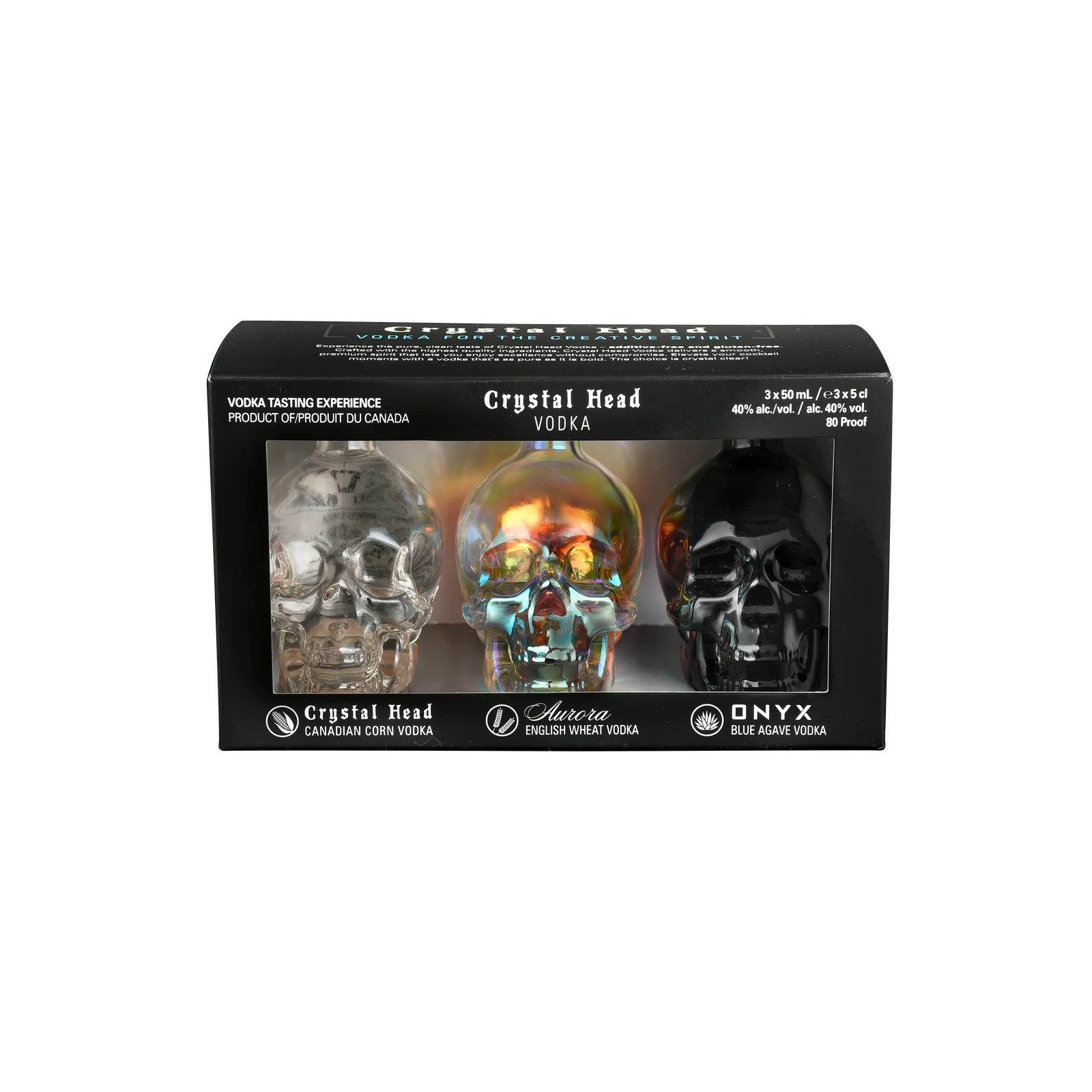 Crystal Head Vodka Experience Pack 3 x 50ml - Image 3