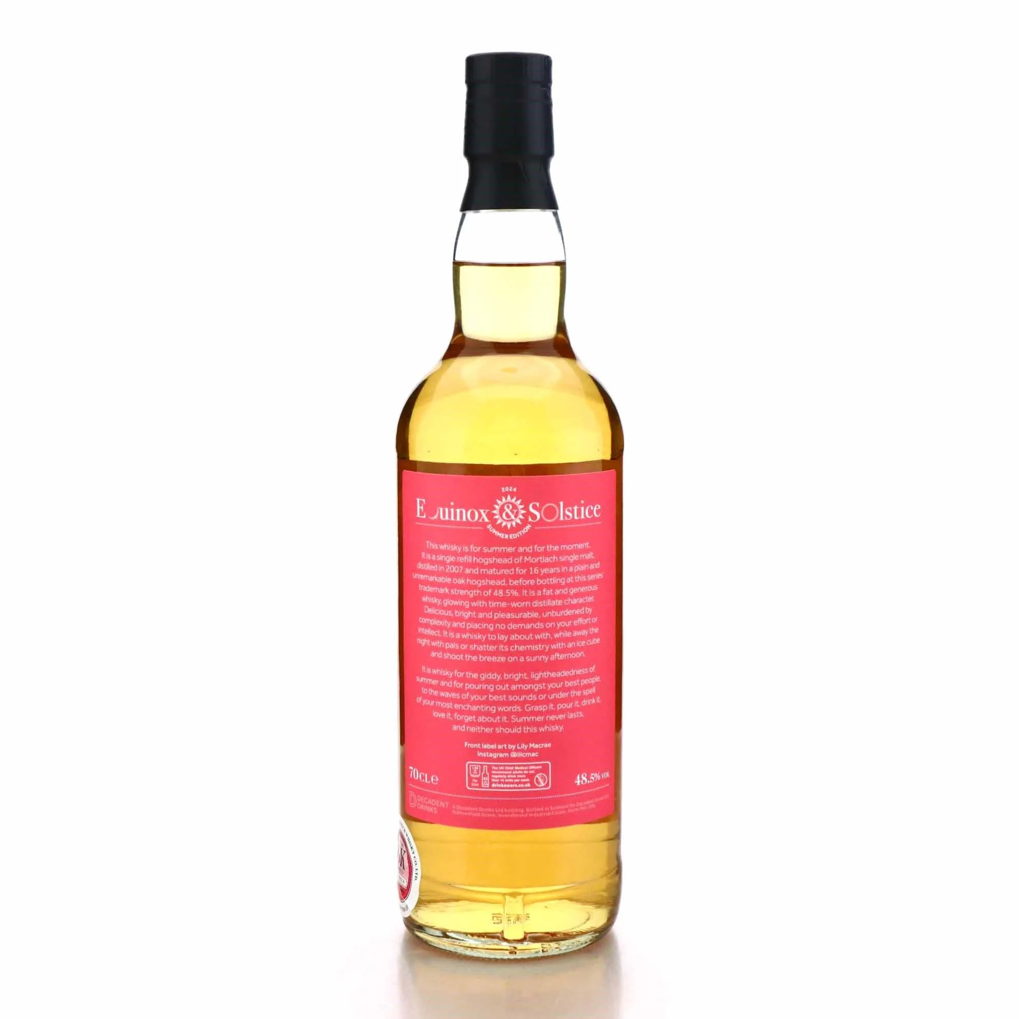 Equinox & Solstice Summer 2024 Edition Mortlach 2007 16 Year Old 48.5% ABV - Image 2