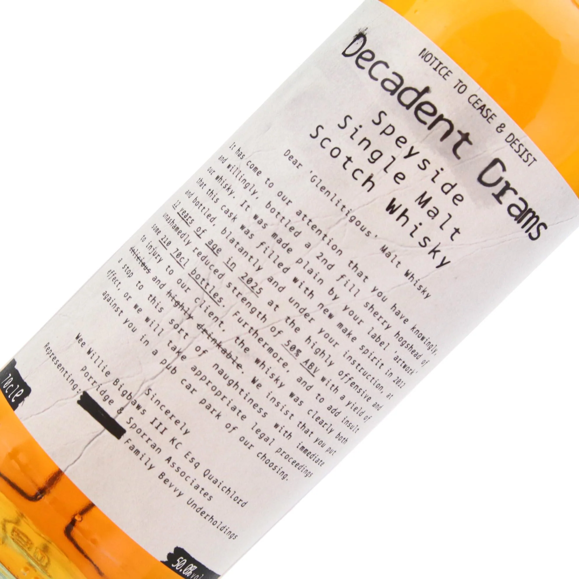 Decadent Drams Glenlitigious (Glenfarclas) 2012 12 Year Old - Image 3