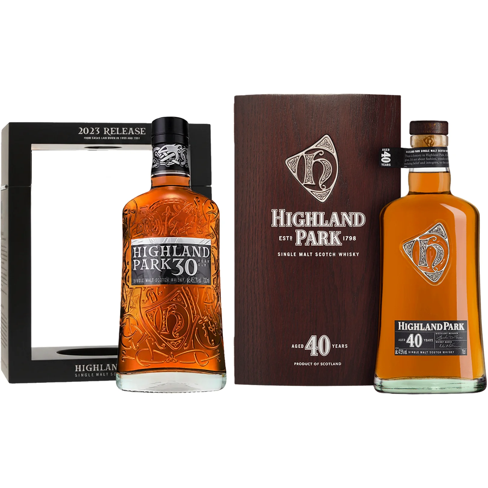 Highland Park 40 Year Old 2016 & Highland Park 30 Year Old 2023 Bundle - Image 2