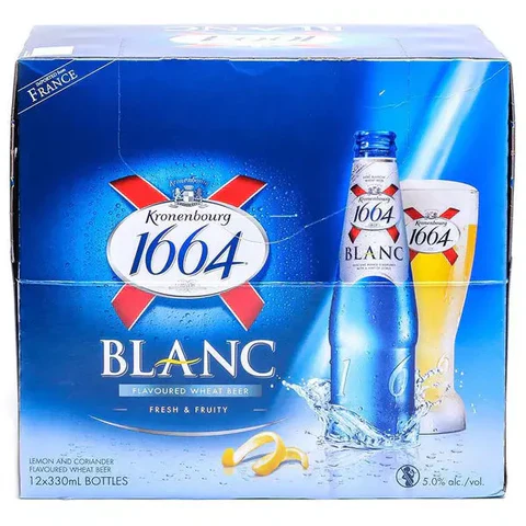 Kronenbourg 1664 Blanc 12 Bottles - Image 2