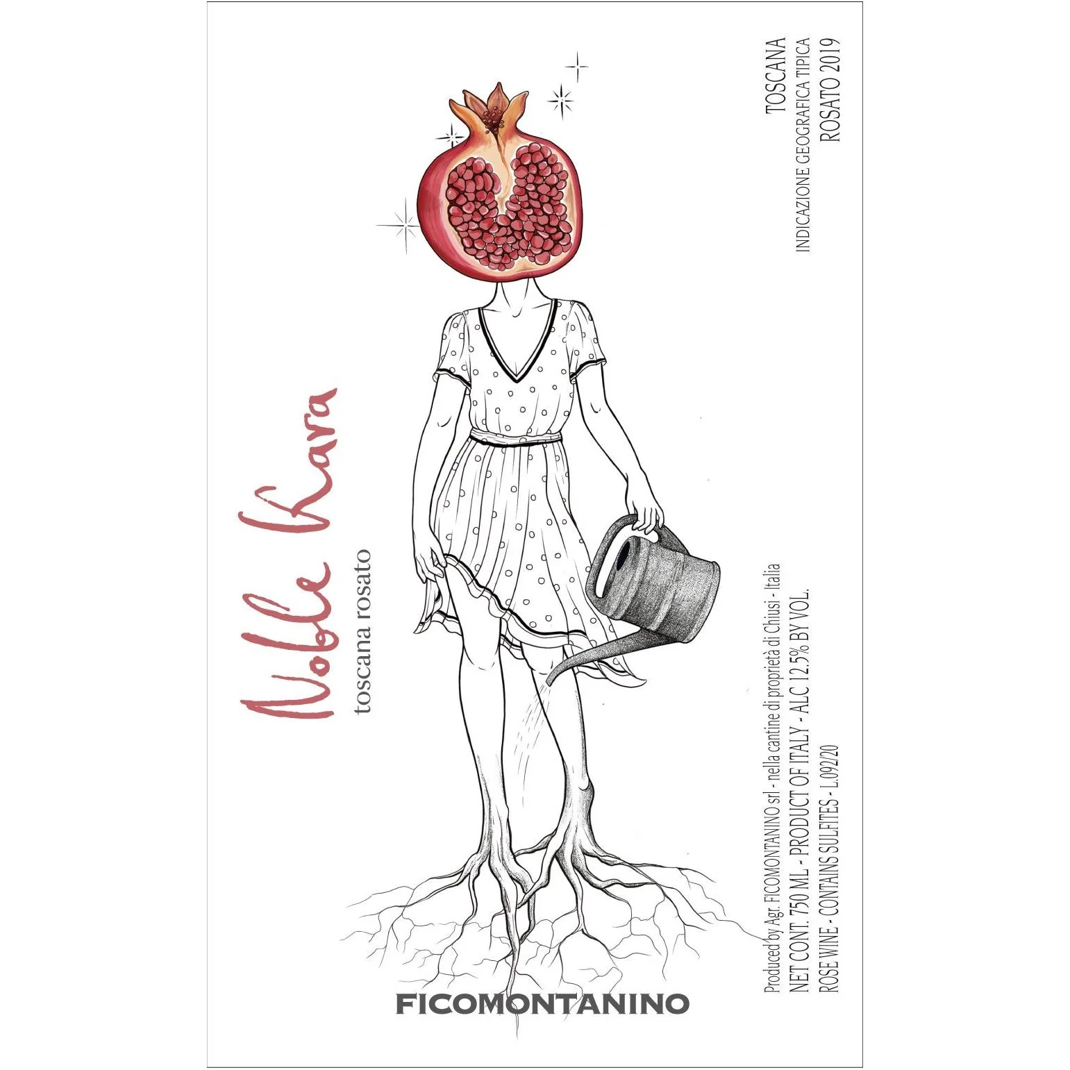 Ficomontanino Noble Kara Rosato 750ml - Image 2