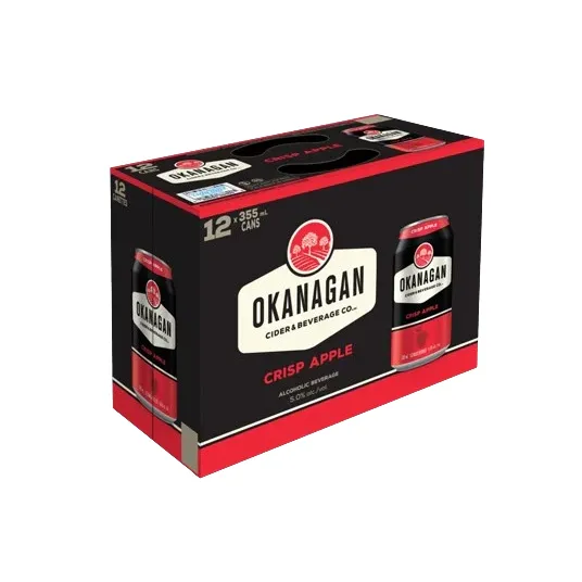 Okanagan Cider Crisp Apple 12 Cans - Image 2