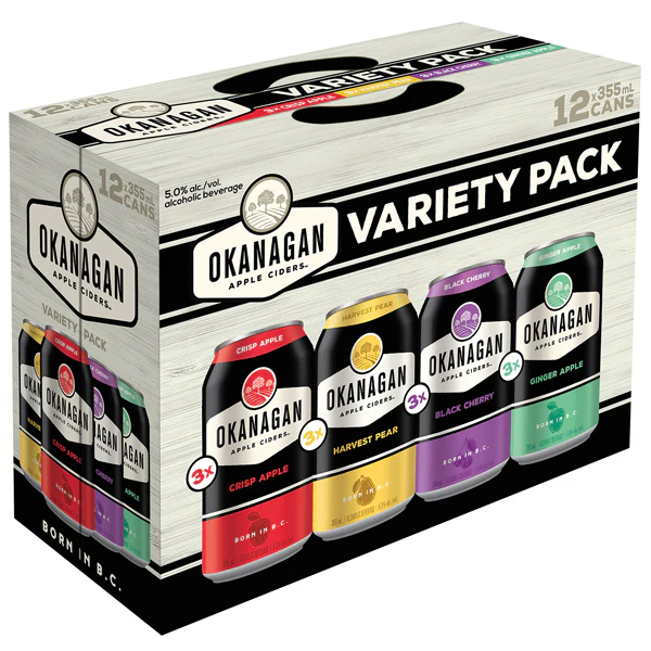 Okanagan Apple Ciders Variety Pack 12 Cans - Image 2