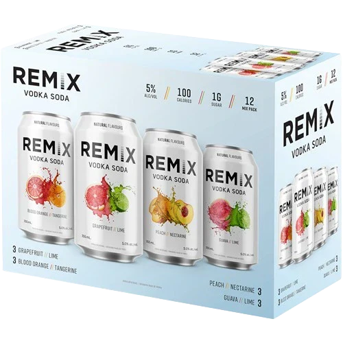 Remix Vodka Soda Mix V2 12 Cans - Image 2