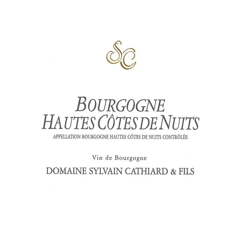 Domaine Sylvain Cathiard & Fils Bourgogne Hautes Cotes de Nuits Rouge 2021 750ml - Image 2