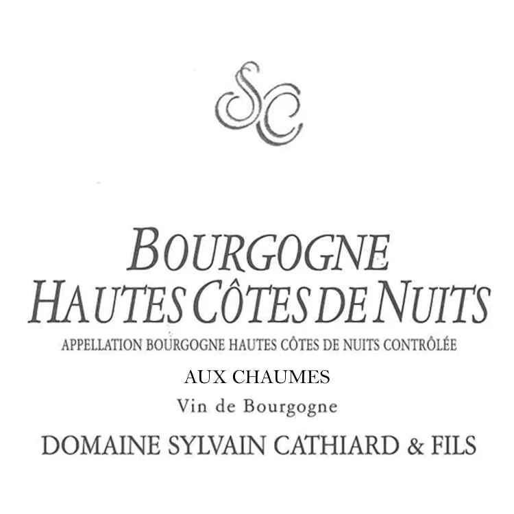 Domaine Sylvain Cathiard & Fils Bourgogne Hautes Cotes de Nuits Aux Chaumes 2019 750ml - Image 2