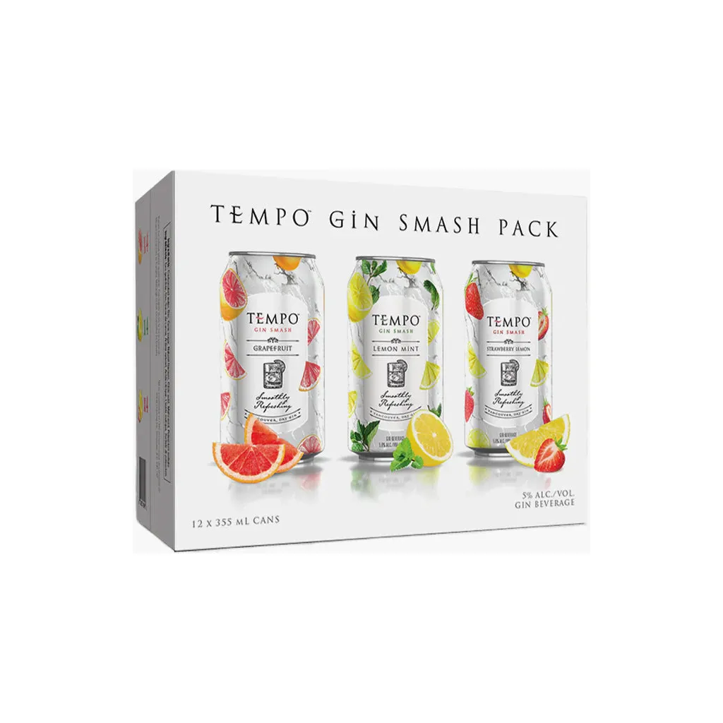 Tempo Gin Smash Variety Pack 12 Cans - Image 2