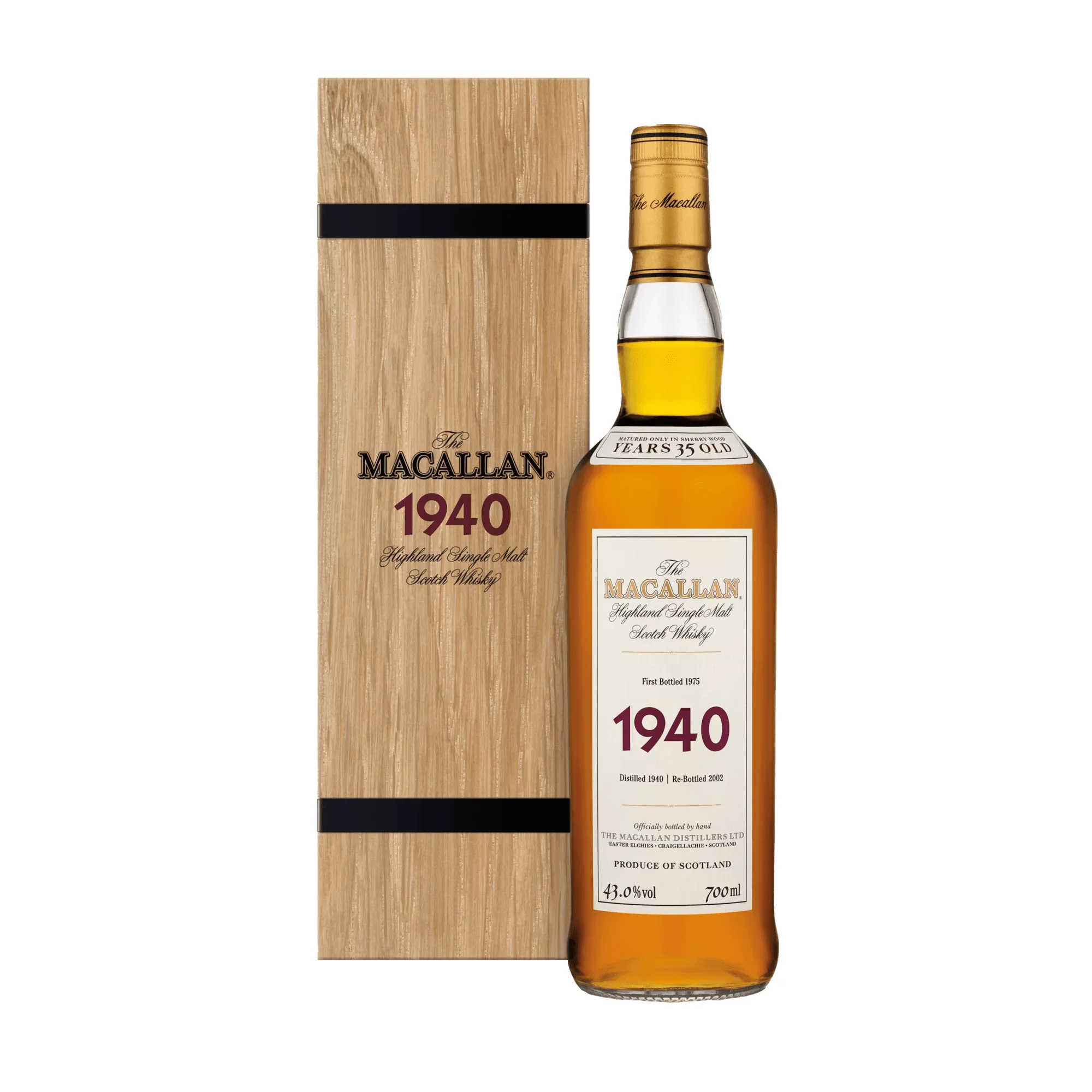 The Macallan Fine & Rare 1940 Bottled in 1975 700ml - Image 2