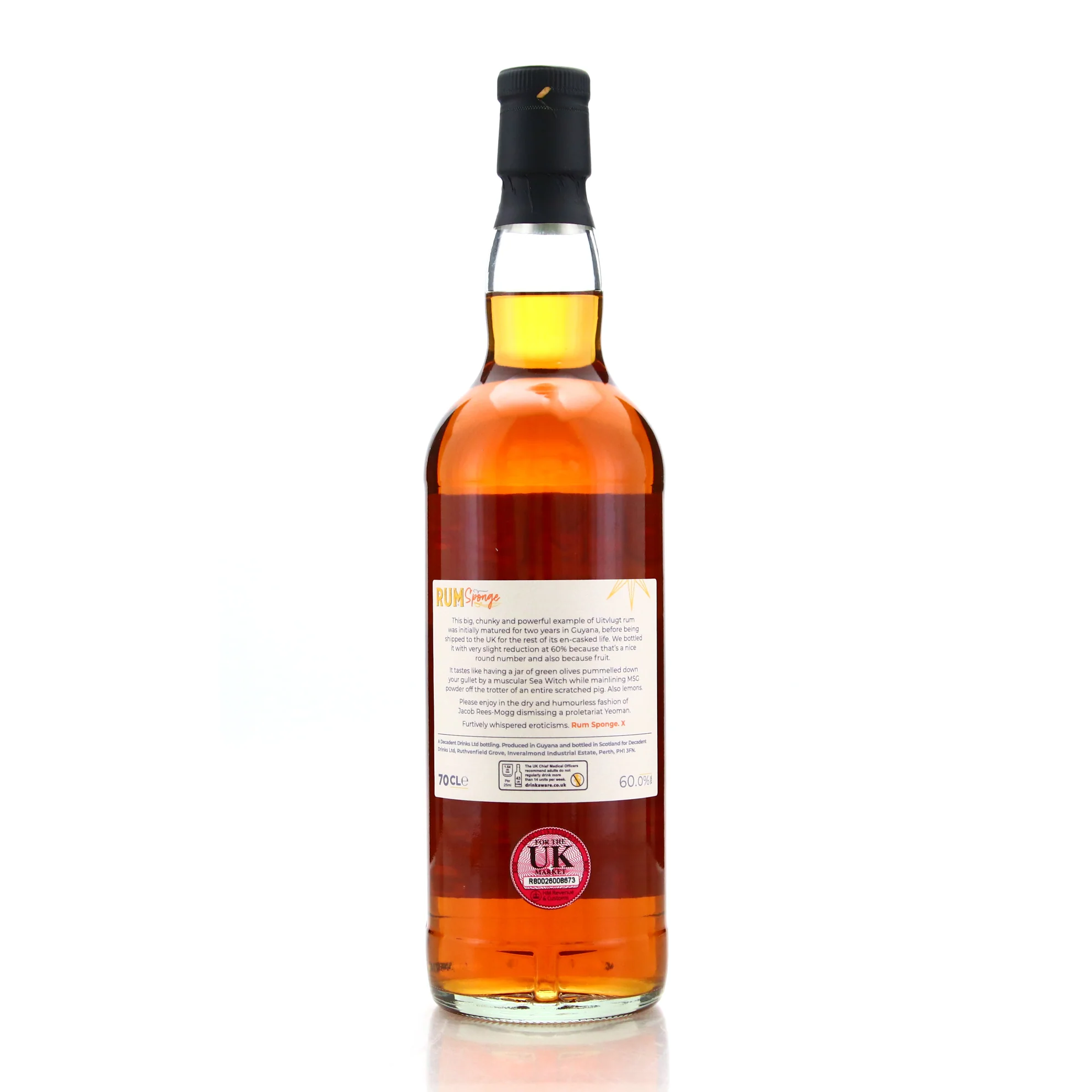 Rum Sponge Edition No.22 Uitvlugt Rum 1998 25 Year Old - Image 3