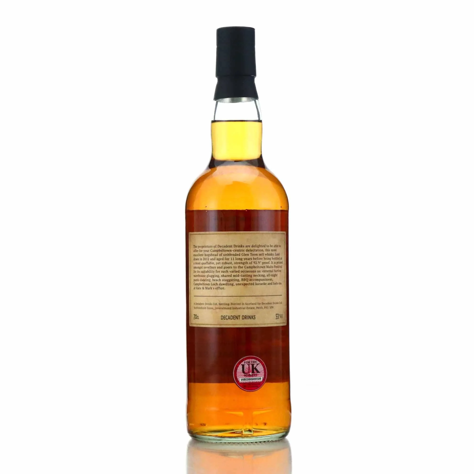 Whisky Sponge Glen Toon 2012 11 Year Old 53% ABV - Image 2