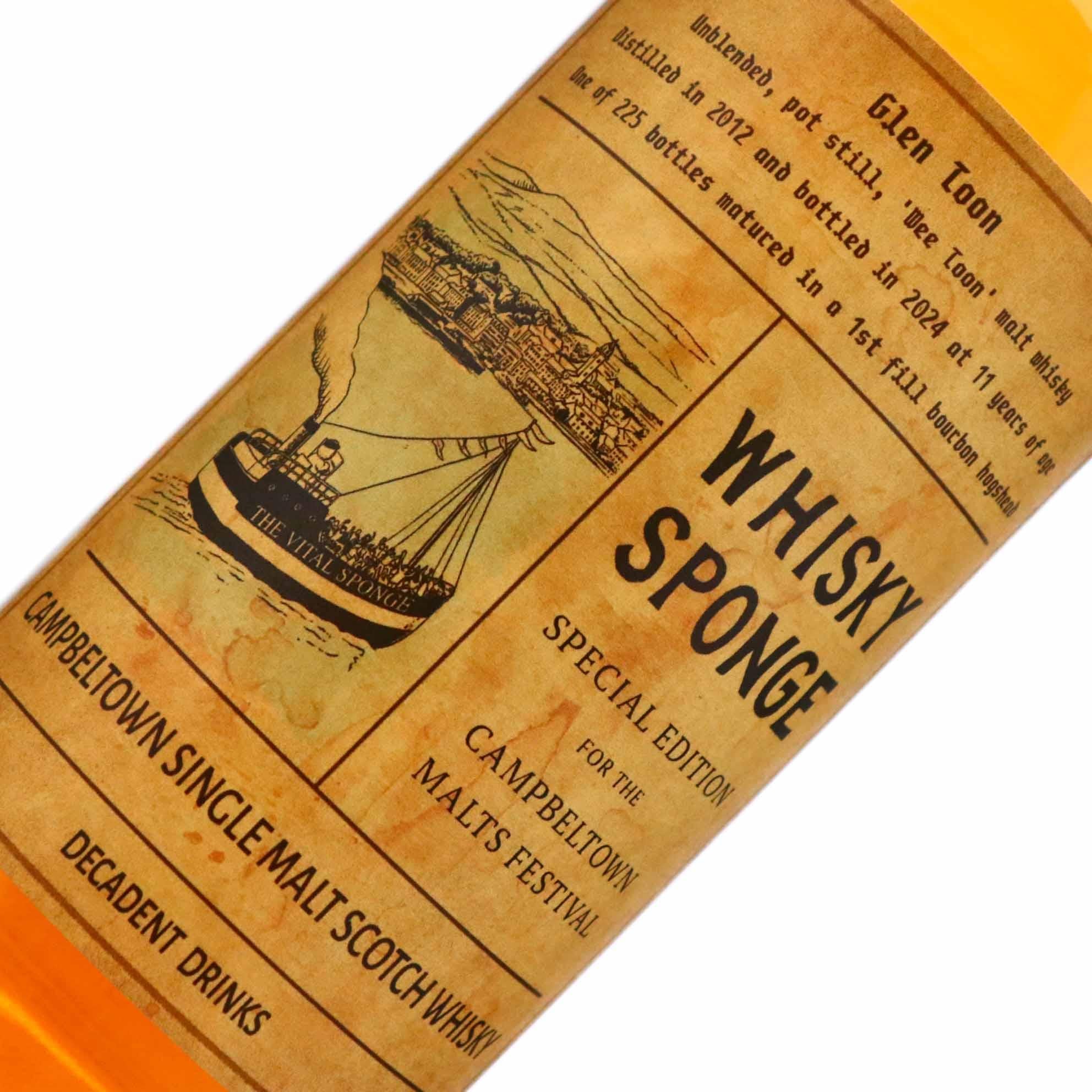 Whisky Sponge Glen Toon 2012 11 Year Old 53% ABV - Image 3