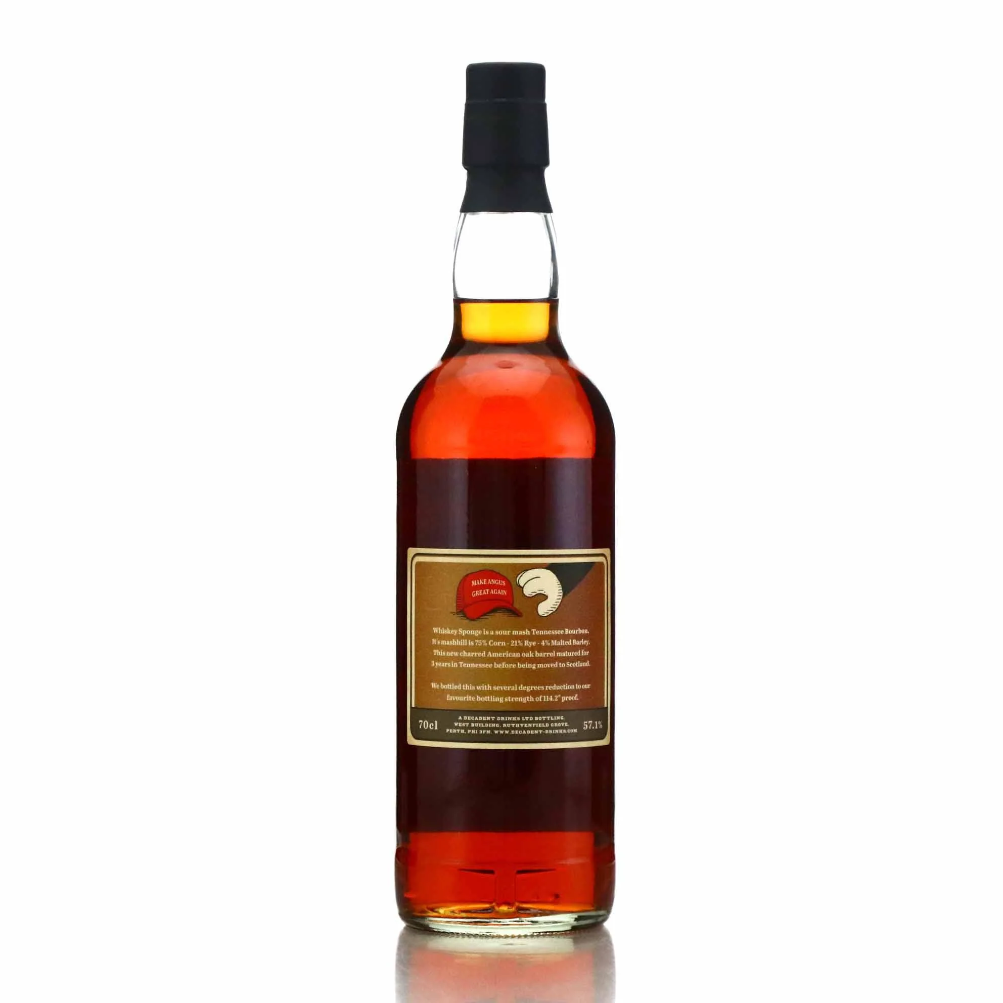 Whiskey Sponge Tennessee Bourbon 2016 8 Year Old 57.1% ABV - Image 2