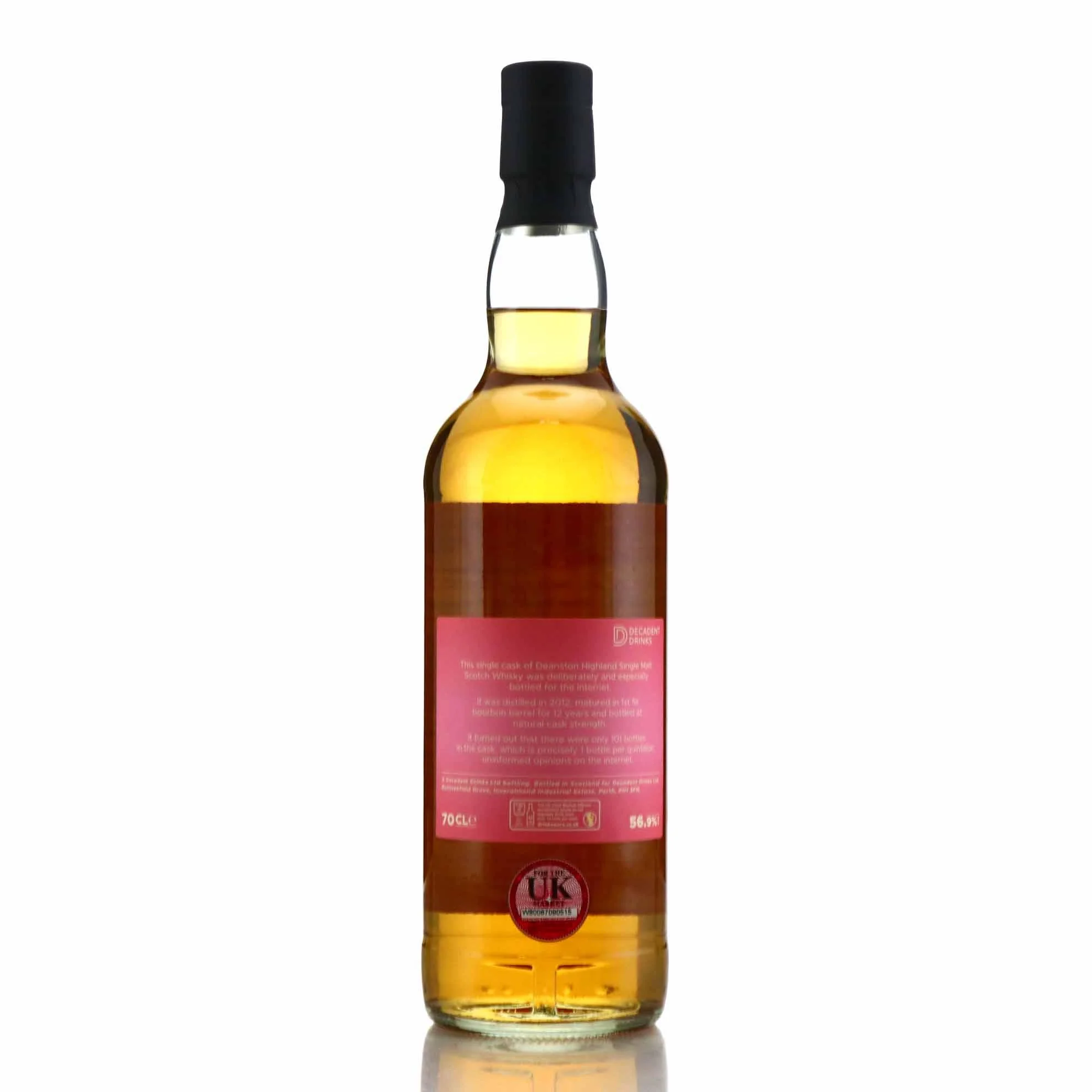 Whisky Sponge Deanston 2012 12 Year Old 56.9% ABV - Image 2